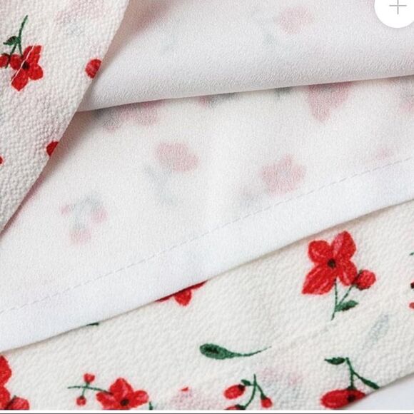 Princess Polly Floral Front Tie Romper Size 4 - Picture 6 of 12